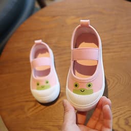 Giày búp bê vải cho bé gái 2- 13 tuổi phong cách Hàn Quốc G06