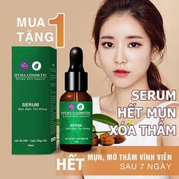 Serum ngừa mụn nám sẹo thâm rỗ tàn nhang XBeauty Hyma Acnes (30ml/10ml). Dòng kem ngăn ngừa mụn thâm sẹo rỗ