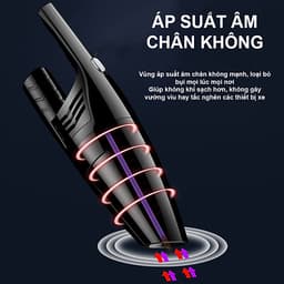 Máy hút bụi cầm tay cho ô tô Dalugi JR9806 cao cấp