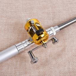 Cần câu cá, cần câu bút mini hàng chính hãng LEO 4515 2 chi tiết (máy câu ngang)