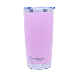 Ly Giữ Nhiệt Nắp Trượt Chống Tràn Rinfere - Tặng Kèm Ống Hút Không Gỉ, Dụng Cụ Vệ Sinh Ông Hút (590ml)