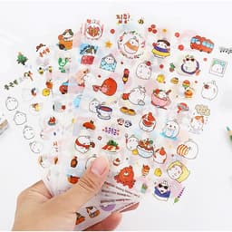 Sticker Dán Trang Trí Molang và Piu Piu ( Trang Trí Sổ Kế Hoạch, Sổ Nhật Ký) | Nhiều Mẫu
