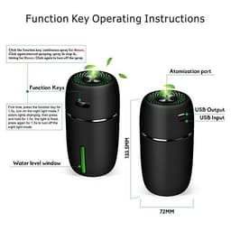 Máy Lọc Không Khí Và Khuếch Tán Mùi Hương Trên Ô Tô Mini