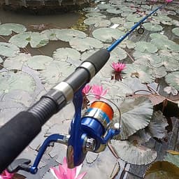 Bộ Cần câu cá 2 khúc đặc ruột SHIMANO siêu bền + Máy câu cá WAGO NL3000 + Đầy đủ phụ kiện chỉ việc đi câu - TPB115