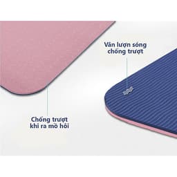 Thảm tập yoga định tuyến cao cấp DOPI DP1102-2 Chất liệu TPE siêu bám