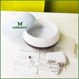 Combo máy khuếch tán/ máy xông tinh dầu Lorganic Bí Ngô FX2055 + tinh dầu bạch đàn chanh Lorganic (10ml) LGN0364/ Thích hợp xông phòng 15-40m2.