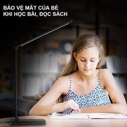 Đèn Bàn Học Đọc Sách, Làm Việc (Học Sinh, Sinh Viên, Văn Phòng) LED Chống Cận, Cảm Ứng Nhôm Cao Cấp eLights TD-621