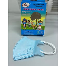 Khẩu Trang Y Tế 5D Trẻ Em Nam Anh - Hộp 10 cái