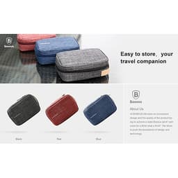 Túi đựng phụ kiện công nghệ đa năng chống nước Baseus - Hàng chính hãng