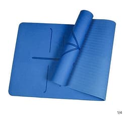 Thảm tập yoga định tuyến 6mm TPE  kèm túi đựng