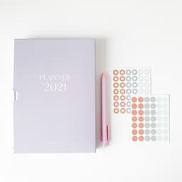 Sổ tay Planner 2021 Crabit Notebuck - Sổ Kế hoạch 2021 Bìa cứng - Lịch năm, tháng, tuần, trang dot, bản đồ Việt Nam