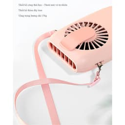 Quạt Treo Eo Lưng Kèm Dây Đeo Tích Hợp Sạc Thích Hợp Với Mọi Hoạt Động Làm Việc Giải Trí Subara GF-22