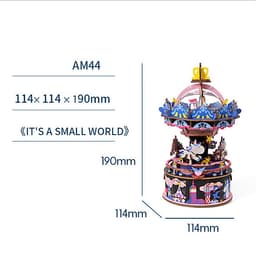 Đồ chơi lắp ráp gỗ 3D Mô hình Hộp nhạc Music Box AM41-AM45
