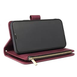 For iPhone 11 iPhone 11 pro iPhone 11 pro max PU Leather Side Magnetic Buckle Multi-card Bracket Full Protective Case with Zipper Wallet Style:iPhone 11 Pro