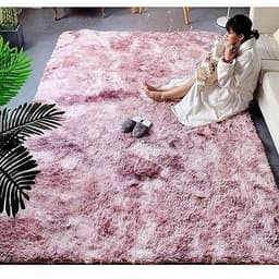 Thảm Lông Dài Trải Sàn Cao Cấp Kiểu Loang