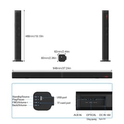 loa soundbar loa thanh karaoke dùng tivi smart SK30EK 