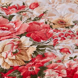 Ga Trải Giường Hai Lớp Họa Tiết Hoa Sang Trọng