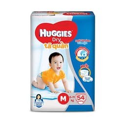 Combo 2 Tã quần HUGGIES DRY BIG JUMBO M54 - L48 - XL42 - XXL38