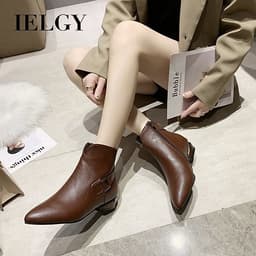 Giày bốt Martin thắt dây thời trang nữ cá tính