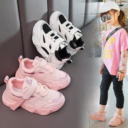 Giày thể thao bé gái và bé trai cao cấp từ 3 - 16 tuổi siêu nhẹ đàn hồi kháng khuẩn kiểu dáng thời trang G25