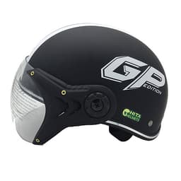 Mũ Bảo Hiểm Thời Trang 1/2 Đầu Có Kính Chita CT6B1 (K) Tem Hình GP Edition Năng Động, Thời Trang - Hàng Chính Hãng