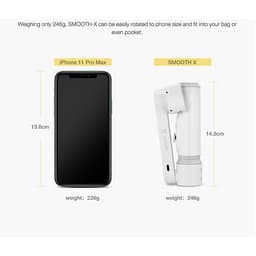 Tay cầm chống rung Gimbal Zhiyun Smooth X - Hàng Chính Hãng