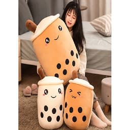 Gấu Bông Gối Ôm Thú Bông, Nhồi Bông Hình Ly Trà Sữa Xinh Xắn Ngộ Nghĩnh Siêu Hot