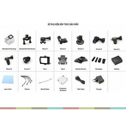 EKEN H9R - Camera thể thao chống nước 4k, WiFi, Remote - Hàng Nhập Khẩu