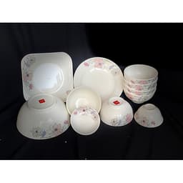 Bộ đồ ăn gốm sứ cao cấp 11 món :bát, đĩa, tô, chén  gốm sứ  