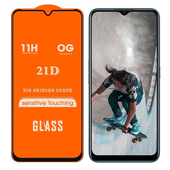 Kính Cường Lực 21D cho Realme 5 / Realme 5 PRO Full Keo Màn Hình SIÊU BỀN, SIÊU CỨNG, ÔM SÁT MÁY- HANDTOWN- HÀNG CHÍNH HÃNG 