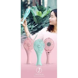 [[ 2 Trong 1 - Quạt Mini Và Pin Dự Phòng ]] - Đầu USB Cầm Tay Robot Đuôi Cá - RT-BF07 - Hàng Chính Hãng