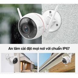 Camera Wifi Ngoài Trời Ezviz C3W 2MP 1080p (CS-Cv310) Color Night Vision - Phiên Bản Mới Hình Ảnh Có Màu Ban Đêm - Hàng Chính Hãng