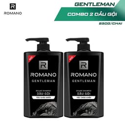 Combo 2 Dầu gội Romano hương nước hoa 650g/chai