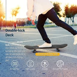 Ván Trượt 80 cm - Ván Trượt Có Nhám Chống Trượt, Ván Trượt Gỗ Chống Nước Cực Tốt Chịu Lực Tốt, Ván trượt người lớn, ván trượt thế thao, ván trượt skate board, thể thao ngoài trời