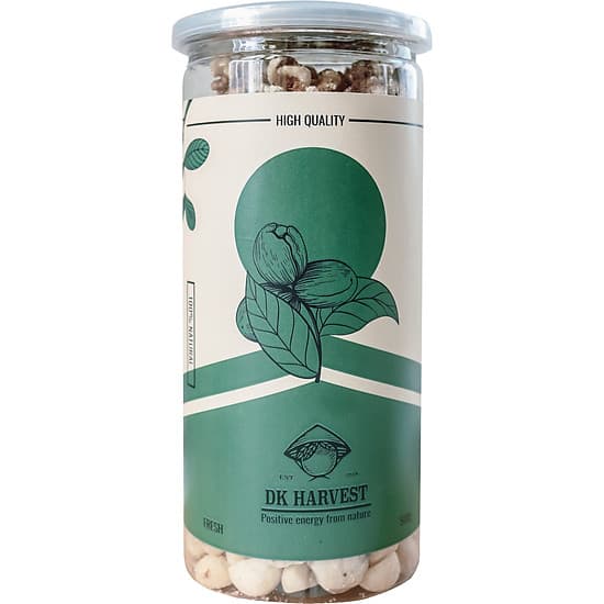 Hạt Mix 3 Loại hạt nhập khẩu (Óc chó - Hạt Macca - Hạnh Nhân) DK Harvest