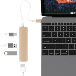Cổng Chuyển HyperDrive USB-C Hub With 4K HDMI Support For MacBook Pro 2016 / 2017, MacBook 12" - Hàng Chính Hãng