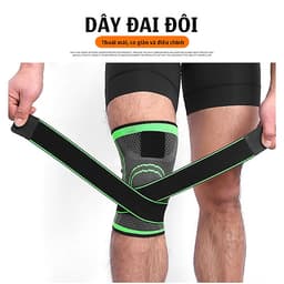 Băng bảo vệ đầu gối thể thao có dây quấn cố định khớp AOLIKES HX-7720 (Cặp)