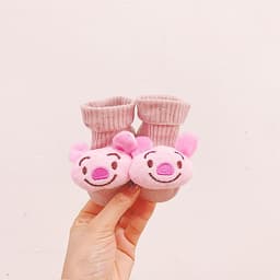 Tất Trẻ Em Hình Thú Cao Cổ 100% Cotton Chống Trơn Trượt Tất Cho Bé Trai Bé Gái Từ 0- 8 Tháng PK37_TAT