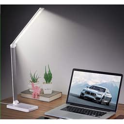 Đèn Bàn Học Đọc Sách, Làm Việc (Học Sinh, Sinh Viên, Văn Phòng) LED Chống Cận, Cảm Ứng Nhôm Cao Cấp eLights TD-621