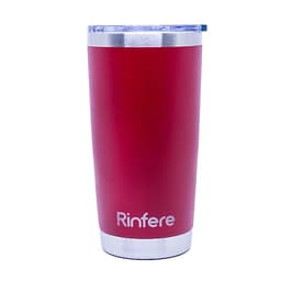Ly Giữ Nhiệt Nắp Trượt Chống Tràn Rinfere - Tặng Kèm Ống Hút Không Gỉ, Dụng Cụ Vệ Sinh Ông Hút (590ml)