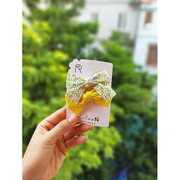 Kẹp tóc cho bé gái set 2 chiếc đính nơ rất dễ thương PK36