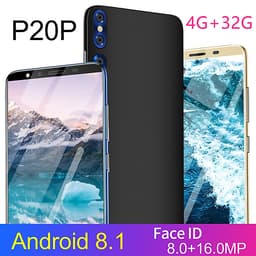 Fun 5.72 inch Large Screen Smartphone P20plus 4G+32G Face ID Android Cellphone