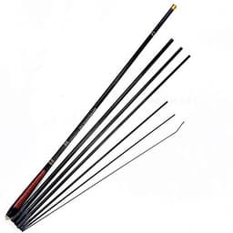Cần câu tay carbon xoắn 5H đỏ  