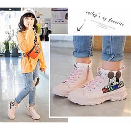 Giày bốt bé gái từ 3 đến 15 tuổi T030
