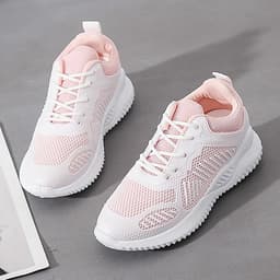 Giày thể thao Giày đi bộ Nữ huấn luyện viên nhẹ Knit mềm