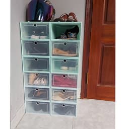 Combo 06 Hộp Đựng Giày - Nhựa PP cao cấp, Nắp trong