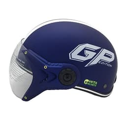 Mũ Bảo Hiểm Thời Trang 1/2 Đầu Có Kính Chita CT6B1 (K) Tem Hình GP Edition Năng Động, Thời Trang - Hàng Chính Hãng