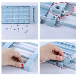 Kệ đa năng chia ngăn tủ,quần áo.giày dép tiện lợi không cần bắt vít