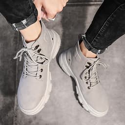 Giày Nam  Giày Sneaker Thể Thao Nam Cổ Cao Phong Cách Hàn Quốc G33