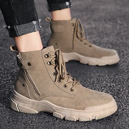 Giày Nam  Giày Sneaker Thể Thao Nam Cổ Cao Phong Cách Hàn Quốc G33